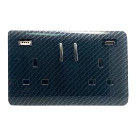 Sockets With USB Wiring Accessories Trendi Decorative Screwless